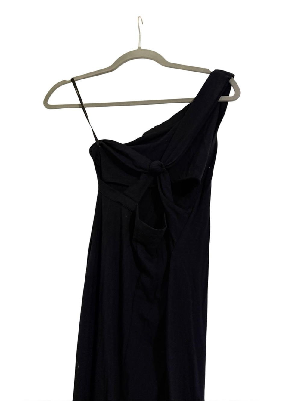 NWOT The Line by K Avalon One-Shoulder Black Maxi Dress Women’s Size Small - Picture 5 of 7